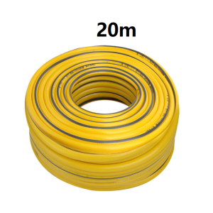 【มีสินค้า】พร้อมส่ง สายยางสีเหลือง 10m/20m/30m 1/2"  การออกแบบป้องกันการระเบิดและแรงดันสามชั้น  5ปีไม่แข็งกรอบ