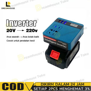 MLHY Baterai litium Inverter 21V ke 220V 100W - 3 USB Baterai Makita Soket Konverter Daya Multifungsi Pengisi Daya Cepat DIY Inverter ( Berlaku untuk kipas angin listrik lampu LED bor listrik wrench listrik Pengisian daya ponsel )