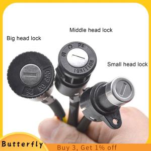 Butterfly Ignition Switch Key Power Lock Universal Electric Bicycle Biking Portable Dustproof Cycling Parts for Electric Scooter
