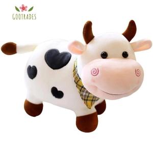 Phim hoạt hình dễ thương Trang trí nội thất Bò Đồ chơi sang trọng Đồ chơi trẻ em Động vật nhồi bông Động vật sang trọng Búp bê sang trọng Nụ cười Bò nhồi bông Đồ chơi gia súc sang trọng2026