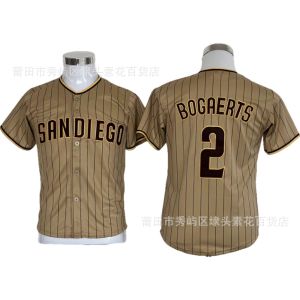 MLB Hàng Sẵn PADRES Áo bóng chày bán buôn   Đội ngũ Padres 2 Đồng phục bóng chày thêu Hobagats