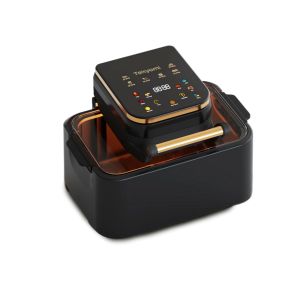 Nồi Chiên Không Dầu TEKYOMI NC01 Dung Tích 12L Công Suất 1800W Cửa Kính Quan Sát 270° Lồng Nồi Chử Nhật Tiện Lợi