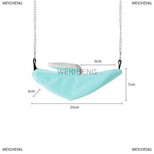 [COD] WEICHENG Chuối hamster chim chuột mềm Giường võng treo đu thuyền mặt trăng Giường treo tổ giường động vật nhỏ làm tổ vật nuôi nhỏ