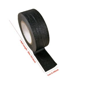 1roll Black Paint Tape Multi-Surface Masking Tape Easy Removal Tape For Security Wall Crafts Art Construction Renovation Home
