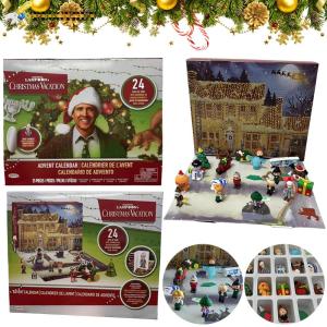 【New Arrival】 Holiday Christmas Advent Calendar 2024 with Movie Theme 24 Days Xmas Countdown Calendar for Kids and Holiday Joy