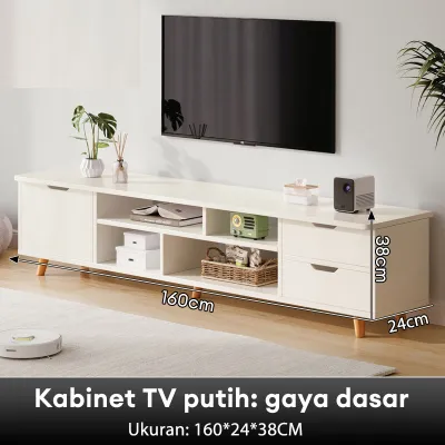 120/140cm Meja TV Kayu TV SERBAGUNA Rak Tv Minimalis Bufet Tv Minimalis Kayu Modern Murah Tv Rak
