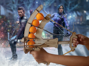 Đồ Chơi Lắp Ráp Mô Hình 3D Bằng Gỗ Súng Băn Bóng Bàn M1 Súng Đồ Chơi