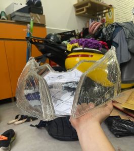 Mica đèn pha 2 đèn AB/ Airblade Thái đời đầu 2011 đến 2013