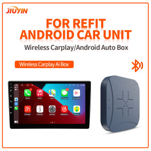 JIUYIN Wired Wireless Apple Carplay Airplay Android Auto USB box（USB Adapter) For Refit Android System car Stereo Radio Navigation Headunit Player MirrorLink Smart Link Box plug play