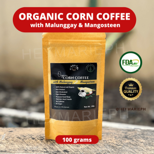 Organic Corn Coffee with Mangosteen and Malunggay from Mindanao 100g