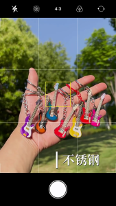 Harajuku Y2k Metal Color Guitar Keychain for Women Sweet Cool Trend Fashion Pendant Vintage Aesthetic Accessories Gift