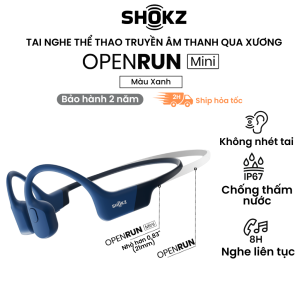 Tai Nghe Bluetooth Thể Thao Dẫn Truyền Âm Thanh Qua Xương SHOKZ OPEN RUN MINI S803 - Bảo hành 2 năm - Kích thước nhỏ hơn - Nghe liên tục 8 giờ