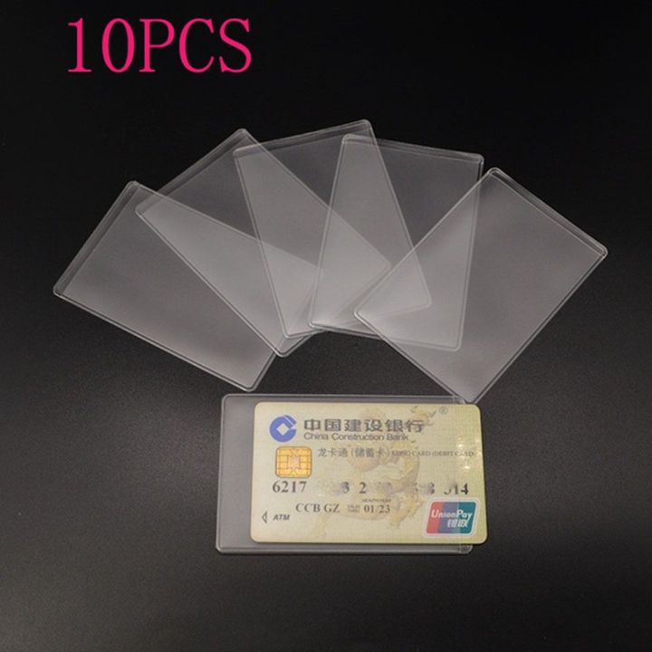 HISNGS Portable Protect Credit Cards Waterproof Antiic Transparent ID