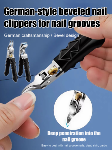 Trimming Nail Trimming Tools nail clippers Around the nail groove Exfoliation Treatment Stainless steel German Style Beveled Nail Clippers Splashproof nail clippers Portable