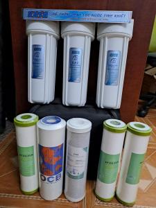 BỘ LỌC THÔ 3 CẤP LỌC THÔ 3 TRẮNG (XANH).