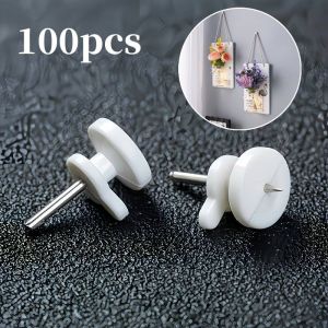 50Pcs Concrete Wall Hooks Invisible Hardware Hanging Hooks for Hanging Photos and Albums