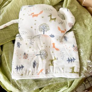 Bộ Mền Gối Bambo Vải Xô Sợi Tre cho bé