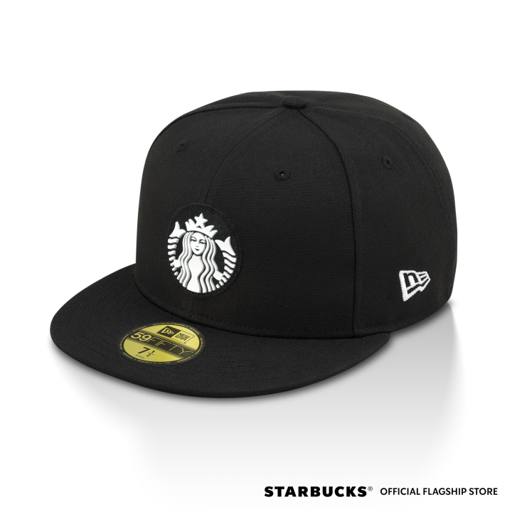 Starbucks New Era Black 59Fifty Medium Cap NewEra (Size 7 3/8) | Lazada PH