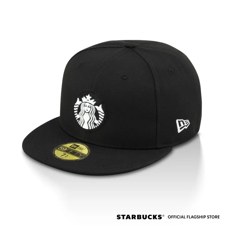 Starbucks New Era Black 59Fifty Medium Cap NewEra (Size 3/8