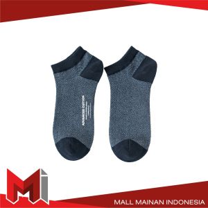 MallMainan-P583 Kaos Kaki Pria Dewasa Motif Bahan Cotton Halus / Ankle Socks Men Kaus Kaki Cowok Elegan / Kaos Kaki Pendek Semata Kaki Pria Kekinian Import