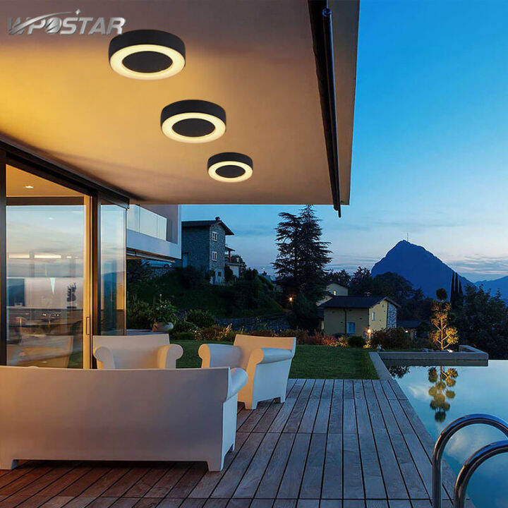 Outdoor Ceiling Lamp Balcony Lampu Siling LED Corridor Bathroom