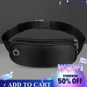 【Chinatera】Lightweight Running Bag Waterproof Marathon Jogging Cycling Bag Dual-Layer Fashion Waist Pack for Fishing Travel Running