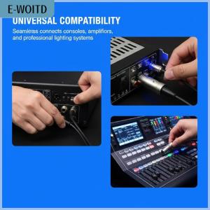 【E-WOITD】 1 2Pcs Microphone Audio Cable Plug Connector MIC Cable Terminal Plug 5 Pin DIN Midi Connector Cable Audio Adapter Male Inline Plug