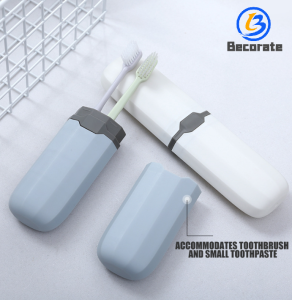 BECORATE Portable Travel Toothbrush Toothpaste Storage Box Student Travel Supplies Plastic