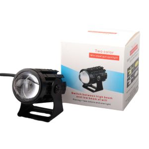 Lampu Tembak Laser 2 Warna Putih Kuning / Lampu LED Motor Super Terang Waterproof