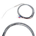K-Type Thermocouple Probe 1mm x 100mm 2-wires Temperature Sensors 2-Terminals 1m. 