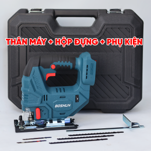 [HÀNG CHÍNH HÃNG] Máy Cưa Lọng Pin BOSHUN BS-CJS06BL Không Chổi Than Siêu Khoẻ Công Suất Lớn 950W