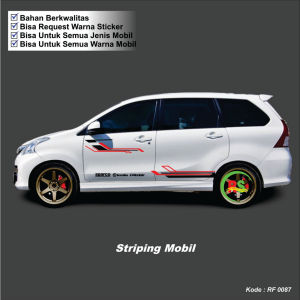 Stiker Cutting Toyota Avanza Stiker Variasi Lis Body Samping Stiker Motif Stiker Sponsor Avanza xenia sigra dll cutting sticker termurah