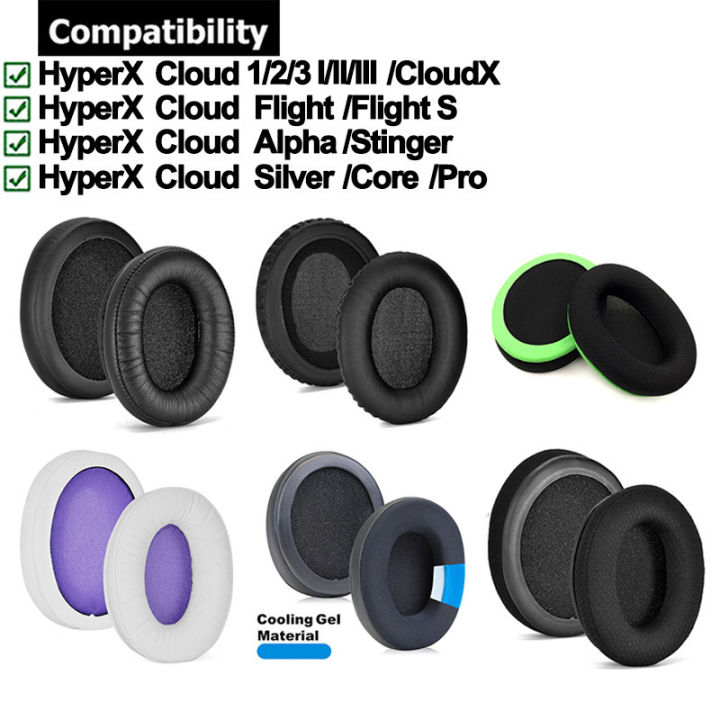 Pair Headphone Ear Pad for HyperX Cloud I II III X