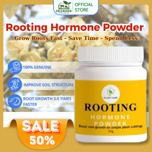 GrowFast Rooting Hormone 50g – Root Booster for Cuttings Seeds Transplanting | Organic Plant Root Enhancer