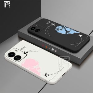 (Lokal Ready) Casing hp Vivo Y17S Y27S Y27 5G Y36 4G Y36 5G Y02 Y02T Y12s Y21 Y16 Y35 Y22 Y22s Y11 Y12 Y12i Y15 Y15s Y02s Y01 Y20 Y20s Y12A Y17 Y91C Y1S Y93 Y95 Y19 Y71 Peta Dunia Hati Cinta Soft Phone Cover