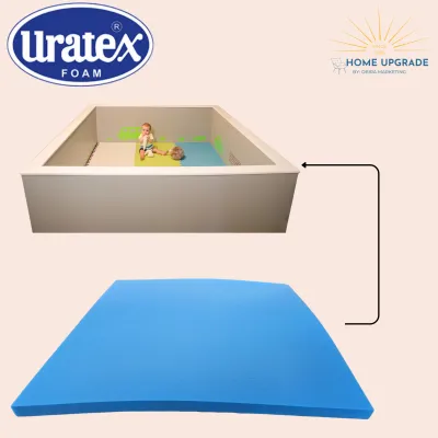 Uratex Baby Playpen Foam Big Sizes [Customized for Infant Playpen] ( 120x120 60x120 120x180 150x180 130x130 180x200cm etc.) Made to Order