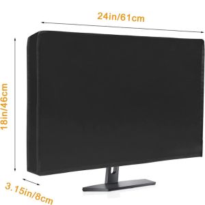 MINIFELE 262 Wear-resistant Computer Monitor Dust Cover Breathable Waterproof Computer Host Dust Cover Durable Lightweight Computer Screen Sleeve Case for Display Hd Panel Protect Accessory