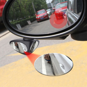 Car Blind Spot Mirror 360 Degree Convex Rotatable 2 Side Automibile Exterior Rear View Parking Mirror Safety Accessories
