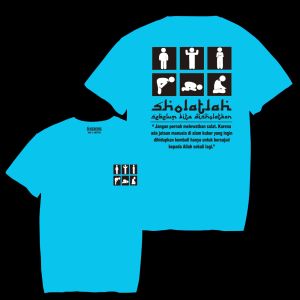 T-Shirt sholatlah kain katun combet kaos kata kata kaos viral kaos pria distro kaos terbaru