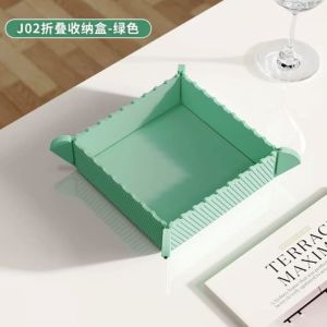 Collapsible Silicone Multifunctions Mat/Container Set Heat Resistant & Foldable Kitchen Food Organiser for Fridge Travel & Small Kitchen Storage