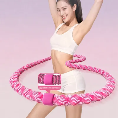 Vòng Dây Lắc Eo Thể Thao Bọc Vải Mềm 1.5kg 2kg Dây Lắc Vòng Tập Bụng Eo Hông Đốt Giảm Mỡ Tại Nhà