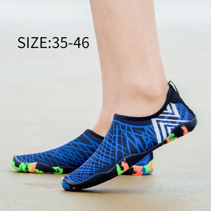 【COD】Water Shoes Barefoot Aqua Yoga Socks Quick-Dry Beach Swimming Surf  Shoes for Women Men Lazada PH