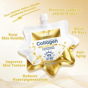 【BUY 1 TAKE 1】SPF 90++++ Collagen Sunscreen Whitening and Anti-Aging Hydrating Moisturizing and non-sticky Sunblock Suitable for All Skin Types