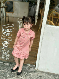 Đồ bé gái váy bé gái chất cotton cá sấu mềm mịn cho bé gái từ 10-20kg