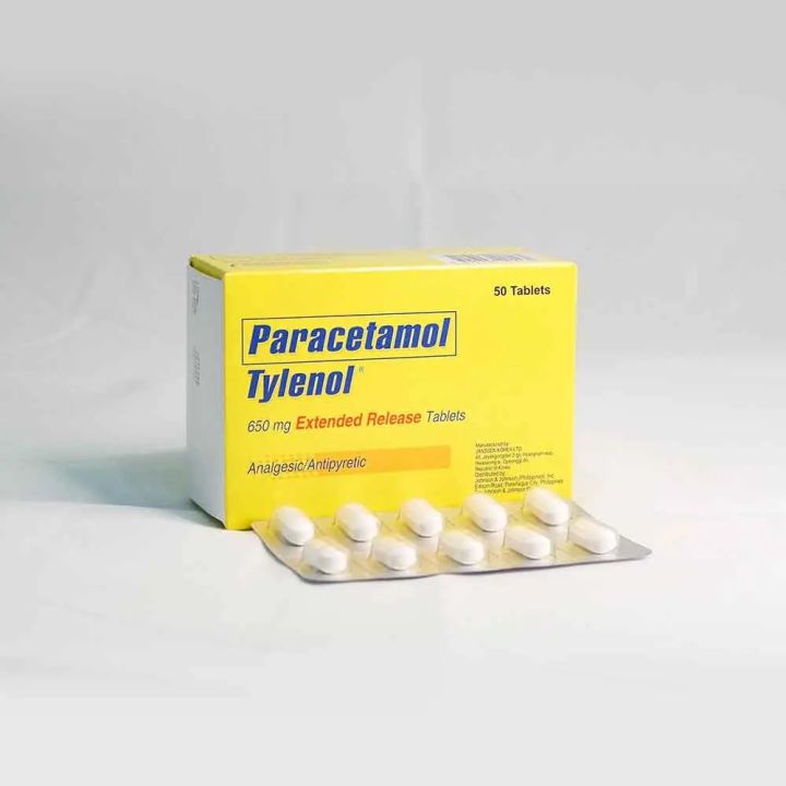 Tylenol Paracetamol Extended Release 650 mg 1 Tablet Lazada PH