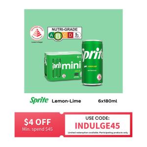 Sprite Mini Cans (6 x 180 ML) Pack
