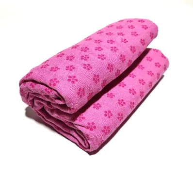 T2P Yoga Towel Hot Yoga Mat Towel Sweat Absorbent Non-Slip for Pilates and Workout Washable