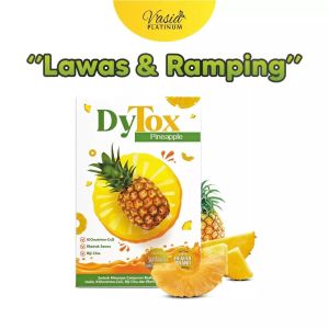 VASIA DYTOX PINEAPPLE | RAMPING KURUS LAWAS INULIN SENNA CHIA SEED |