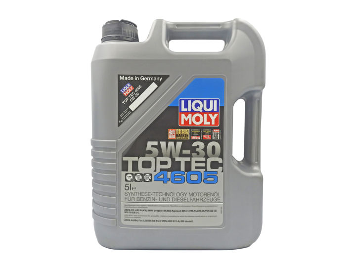 Liqui Moly Top Tec 4605 SN/CF Dexos2 5W30 Synthetic Engine Oil (5 ...