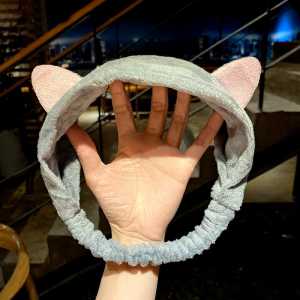 Bando model kucing korea style untuk masker dan cuci muka hairband
